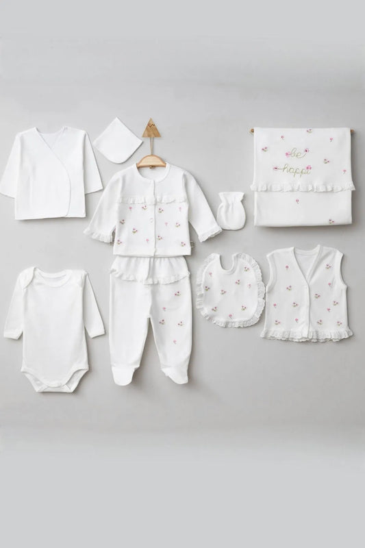 Gaye "Happy Petals" Antibacterial Cotton Set (10-Piece)