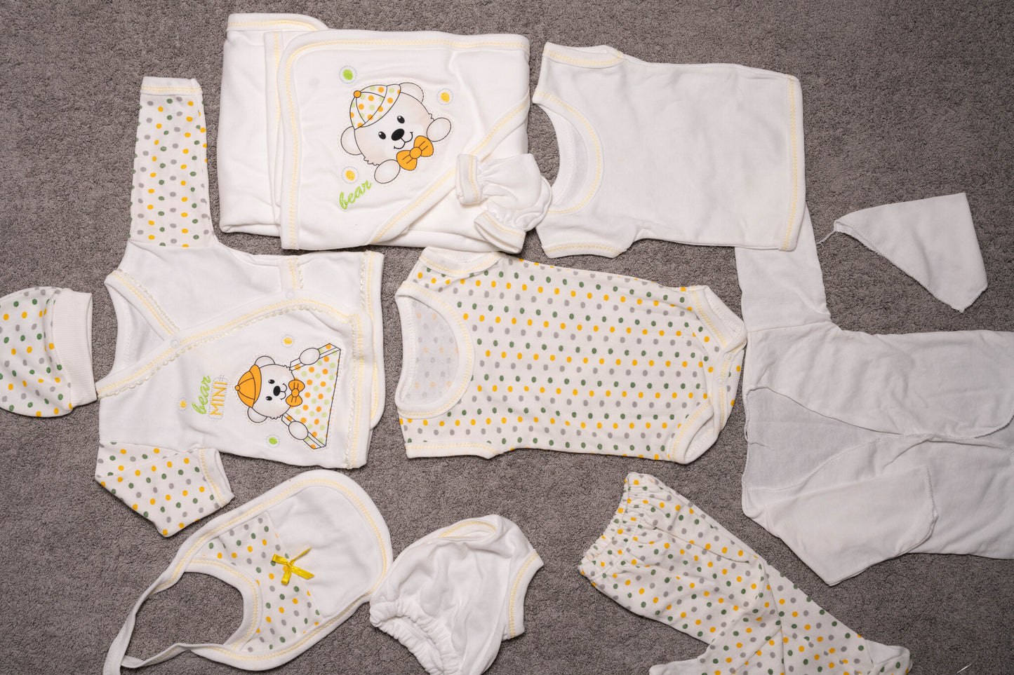 “Sunshine Sprouts” Newborn Baby Set